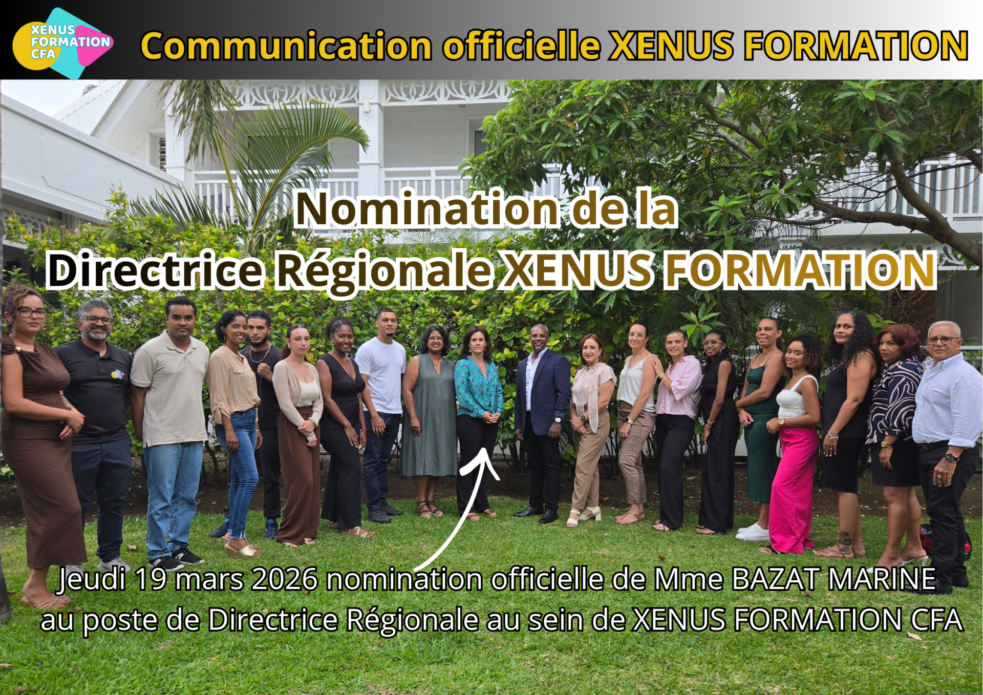 Directrice Régionale XENUS FORMATION CFA