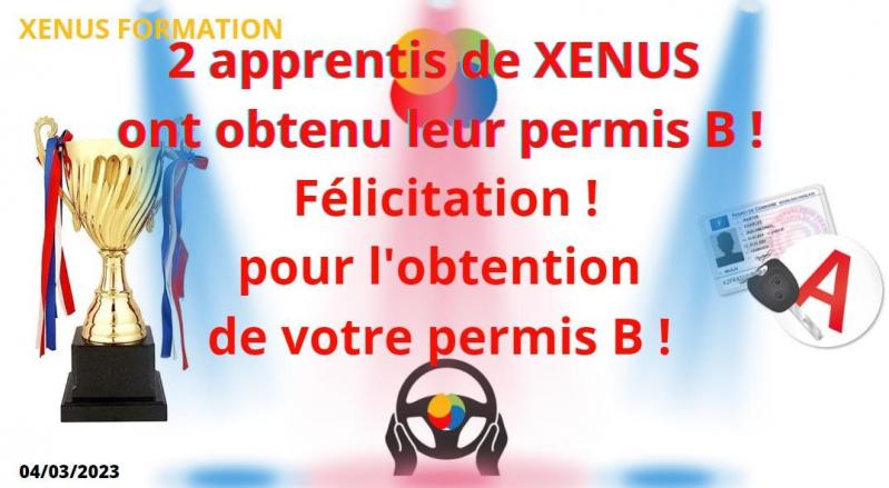 Obtention permis b facebook xenus